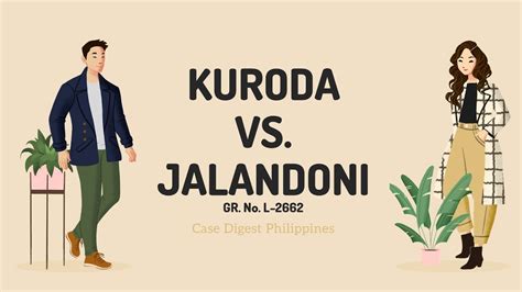 kuroda vs jalandoni